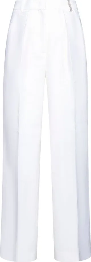 Fabiana Filippi Pleated Straight-Leg Trousers