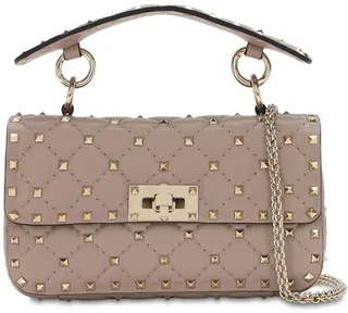 Small Spike leather shoulder bag