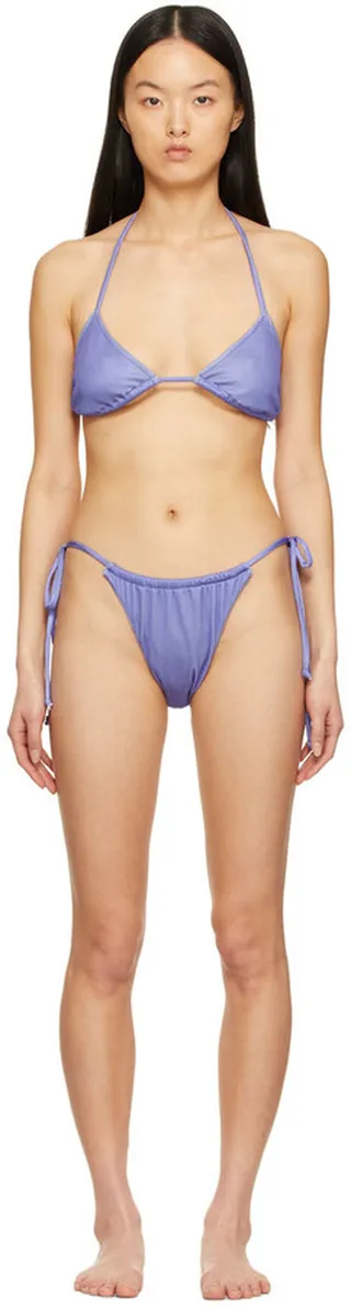 Poster Girl SSENSE Exclusive Purple Dianne Keaton Edition Bikini