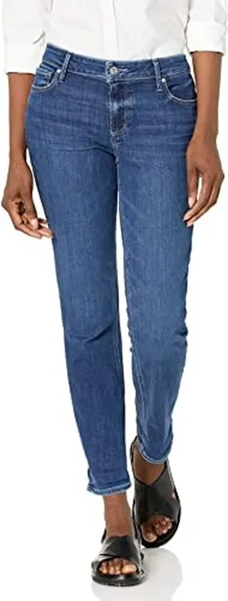 PAIGE Women's Brigitte mid Rise Boyfriend fit Transcend Vintage in First Date