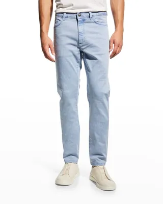Men's Cotton-Stretch Denim Jeans