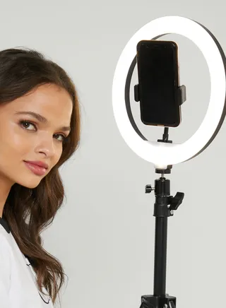 Selfie Ring Light with Phone Holder & Stand