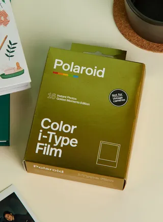 Polaroid Color Film For I-Type â€“ Golden Moments Edition Double Pack