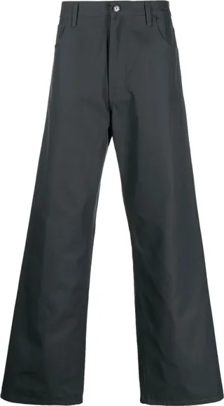 Logo-Patch Wide-Leg Jeans