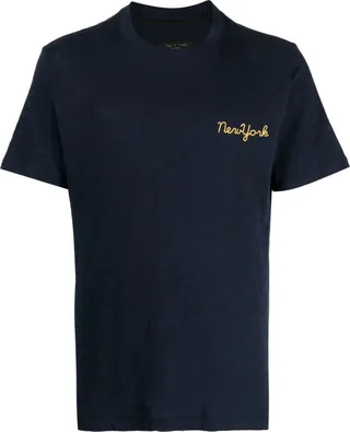 logo-print cotton T-shirt