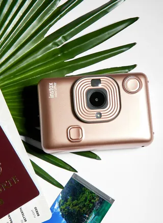 Instax Mini LiPlay Camera- Blush Gold