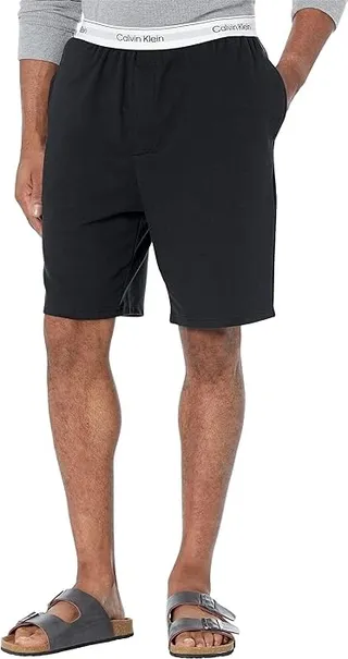 Calvin Klein Underwear Modern Cotton Lounge Sleep Shorts (Black) Men's Pajama