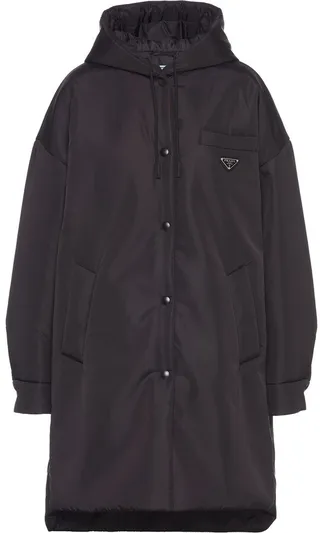 Light Re-Nylon raincoat