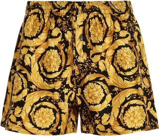 Versace Allover Printed Pyjama Shorts