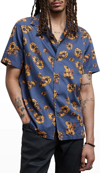 Men's Danny Graphic Camp Shirt