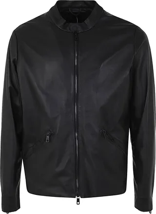Plain Leather Biker