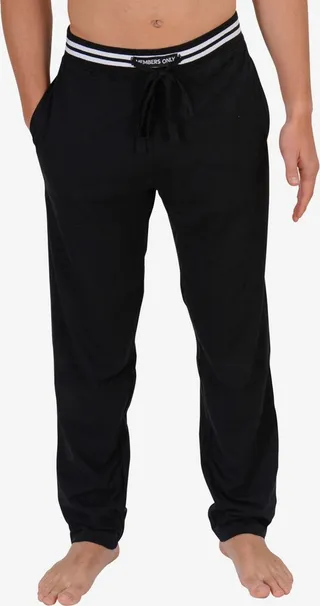Members Only Men's 2 Stripe Waist Jersey Knit Lounge Pants