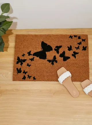 Butterflies Doormat 60 X 40Cm