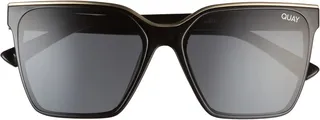 Level Up 56mm Polarized Square Sunglasses