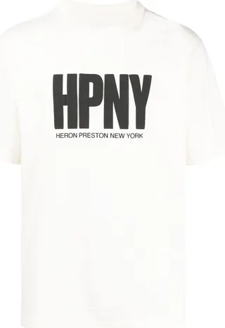 logo-print cotton T-shirt