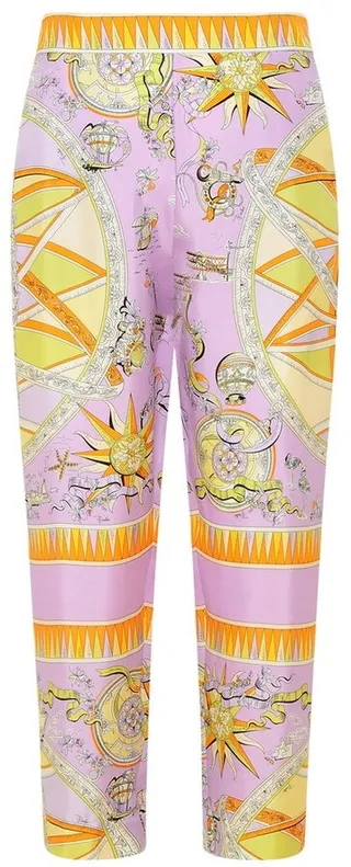 Emilio Pucci High Waisted Cropped Trousers