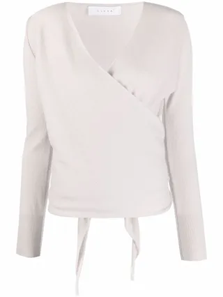 Knitted Wrap Top