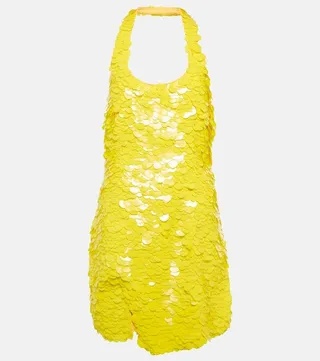 Allium sequined minidress