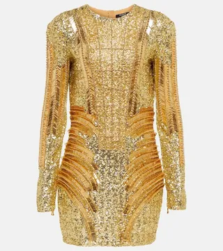 Sequined minidress