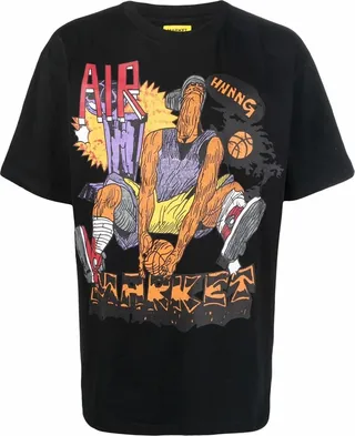 graphic-print cotton T-shirt