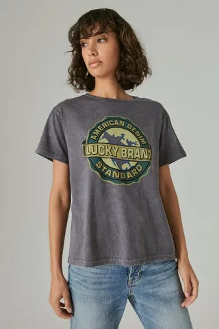 Lucky Globe Boyfriend Tee