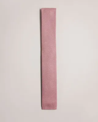 Knitted Tie in Pink