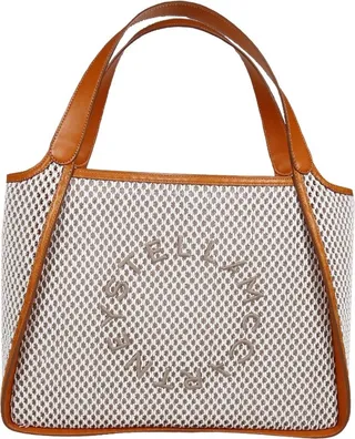 Stella McCartney Logo Rope Mesh Tote Bag