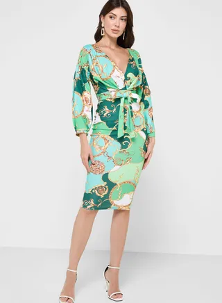 Bardot Printed Dress