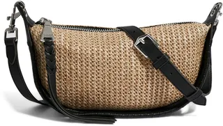 Casablanca Raffia Crossbody Bag
