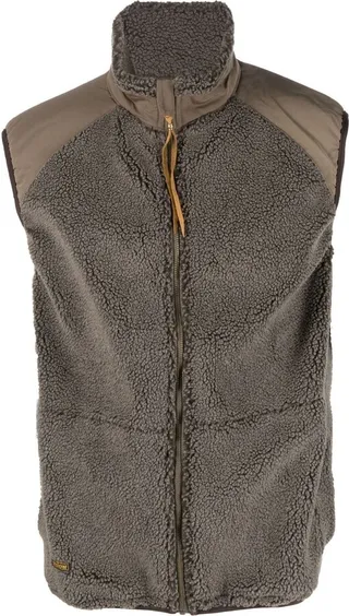 Faux-Shearling Zip-Up Gilet