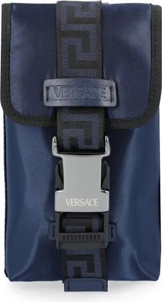 Versace Logo Embossed Phone Case
