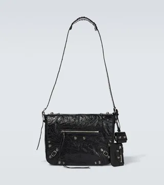 Le Cagole Medium leather shoulder bag