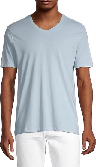 Cotton Modal V-Neck Tee Shirt