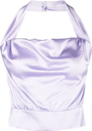 Silk Halterneck Top
