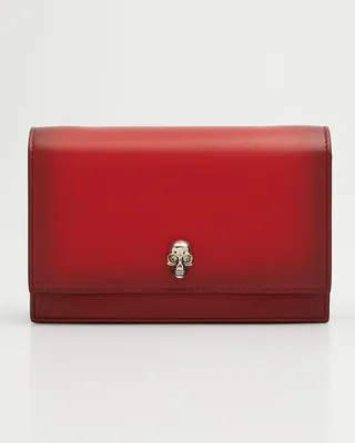 Small Skull Lambskin Shoulder Bag