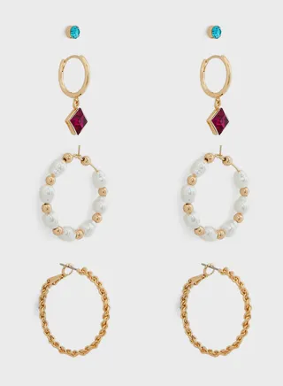 4 Pack Earring Set