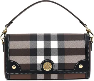 Burberry Note Logo-Buckle Fastening Crossbody Bag