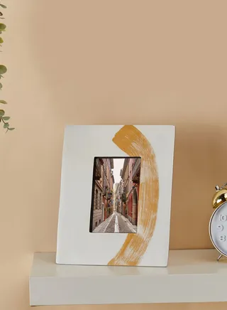 Brushstroke Aluminium Alma Photo Frame 4 X 6In