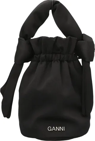 Ganni Occasion Knot Detailed Handbag