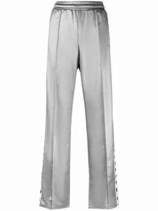 Logo-Tape Straight-Leg Trousers