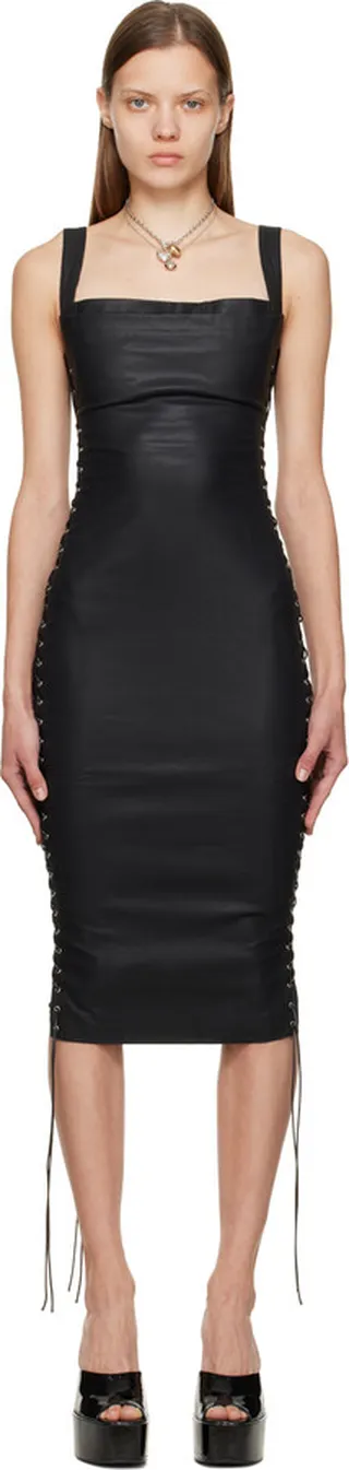 Miaou Black Andaz Midi Dress