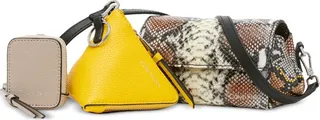 Calvin Klein Argo Trio Small Printed Crossbody with Geometric Pouches