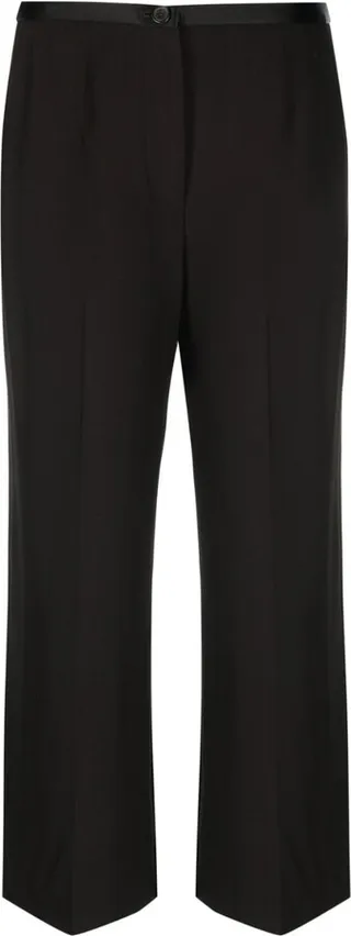Flared Cropped Trousers