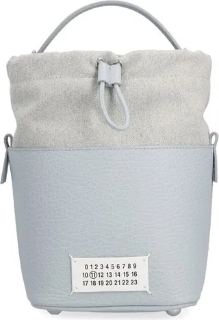 Maison Margiela 5AC Number Patch Drawstring Bucket Bag