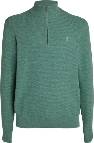 Rlx Ralph Lauren Polo Pony Half-Zip Sweater