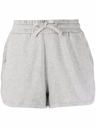 Drawstring-Waist Track Shorts