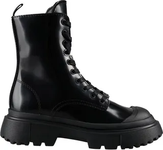 Hogan H619 Lace-Up Combat Boots