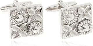Lanvin Floral-Engraved Cufflinks