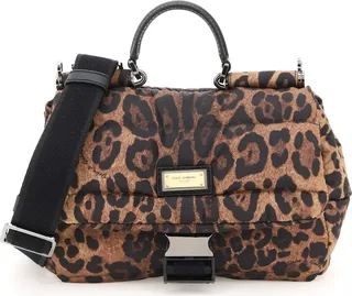 Leo Print Nylon Sicily Bag