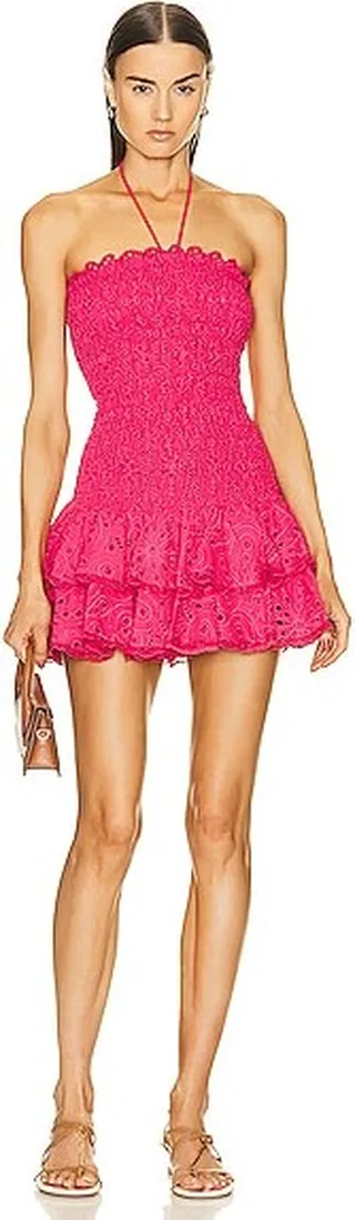 Charo Ruiz Ibiza Megan Mini Dress in Fuchsia